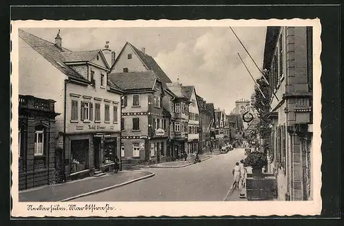 AK Neckarsulm, Marktstrasse und Geschäfte