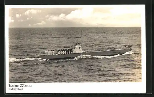 AK U-Boot auf hoher See