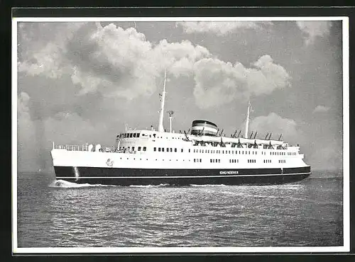 AK Gedser-Grossenbrode, Passagierschiff Kong Frederik IX
