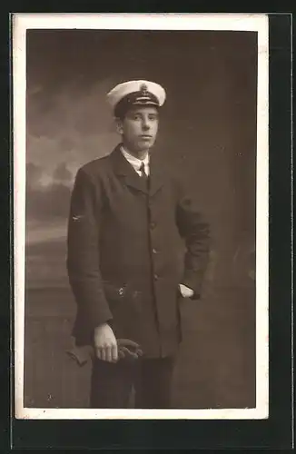 Foto-AK Britischer Offizier in Uniform