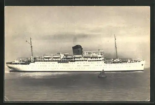 AK Passagierschiff SS Colombie, French Line