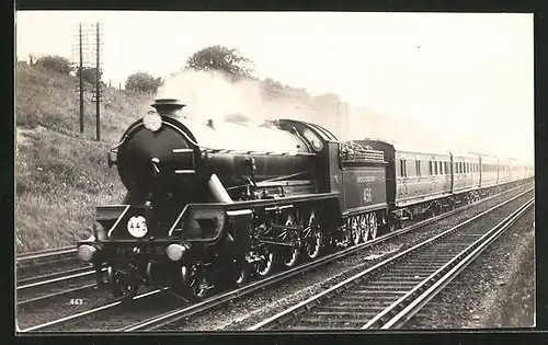 AK Englische Eisenbahn 456, Southern Railway, Bei voller Fahrt