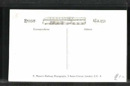 AK Englische Eisenbahn 2537, LMS Railway