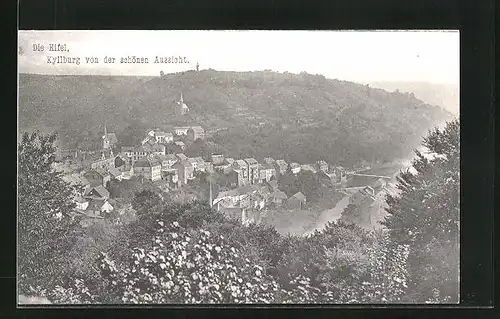 AK Kyllburg, Totalansicht von der schönen Aussicht