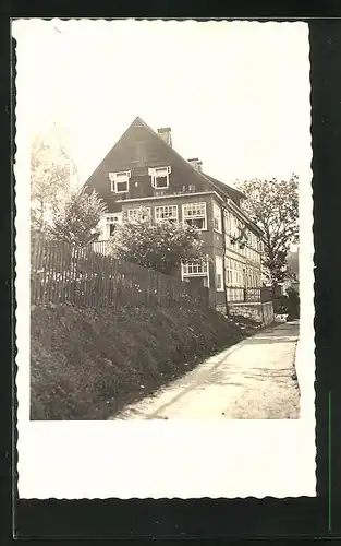 Foto-AK Altenau, Hotel-Pension Kühling an der Bergstrasse