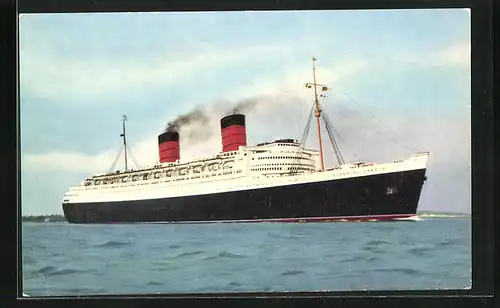 AK Passagierschiff RMS Queen Elizabeth, Cunard Line