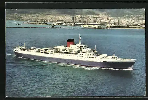 AK Passagierschiff RMS Windsor Castle aus der Vogelschau