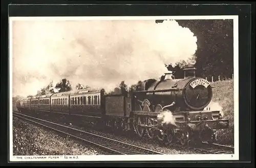 AK Englische Eisenbahn Cheltenham Flyer, GWR