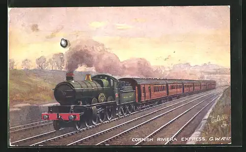 AK Englische Eisenbahn Cornish Riviera Express, GWR