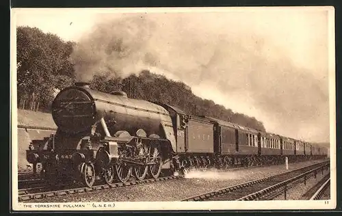 AK The Yorkshire Pullmann, Lokomotive No. 4473 der LNER, Englische Eisenbahn