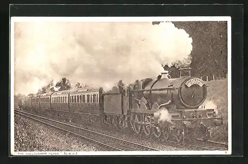 AK The Cheltenham Flyer der G. W. R., englische Eisenbahn