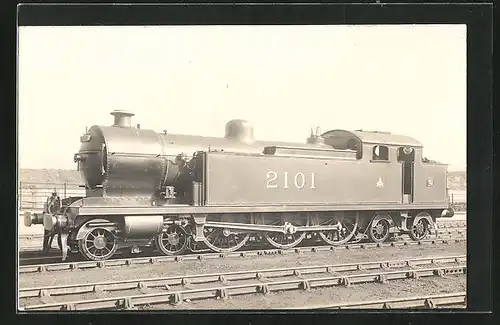 Foto-AK Englische Eisenbahn, Lokomotive No. 2101