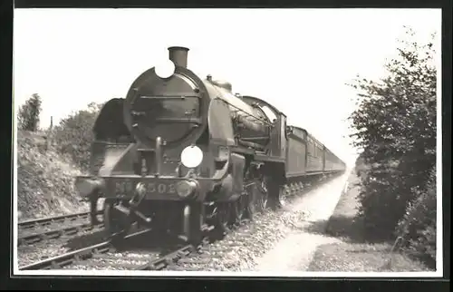 Foto-AK Englische Eisenbahn, Lokomotive No. 502