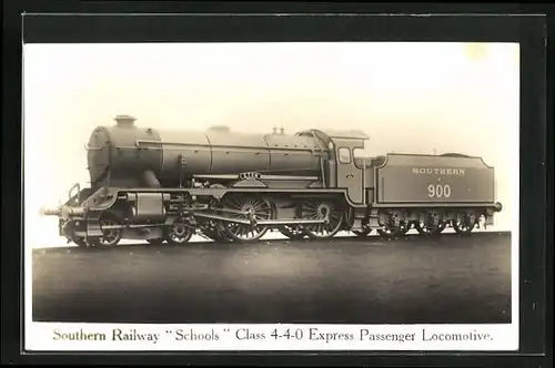 AK Englische Eisenbahn, Lokomotive No. 900 Eton der Southern Railway