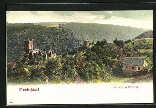 AK Manderscheid, Oberburg und Pavillon