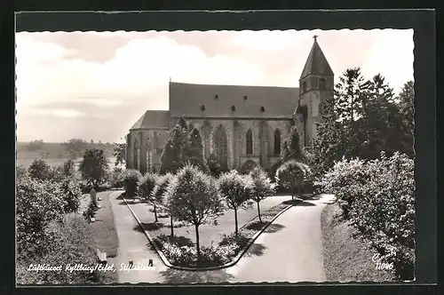 AK Kyllburg /Eifel, Blick auf Stiftkirche des Luft- und Kneippkurortes