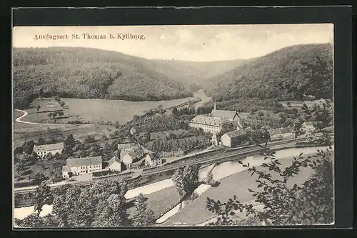 AK St. Thomas /Kyllburg, Ortsansicht des Ausflugsortes