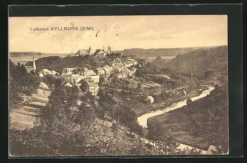 AK Kyllburg /Eifel, Ortsansicht des Luftkurortes