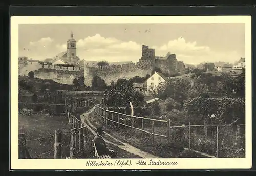 AK Hillesheim /Eifel, Alte Stadtmauer