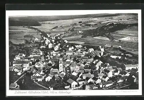 AK Hillesheim /Eifel, Teilansicht vom Flugzeug aus