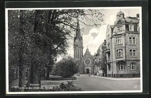 AK Giessen, Partie an der Johannes-Kirche