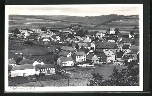 AK Olzheim /Eifel, Teilansicht des Dorfes aus der Vogelschau