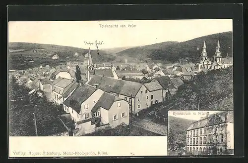 AK Prüm, Gymnasium und Ortsansicht