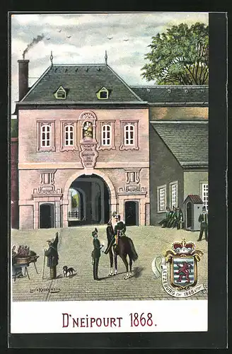 AK Luxemburg, Neuthor im Jahre 1868