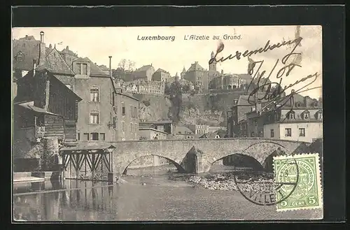 AK Luxembourg, L` Alzette au Grund