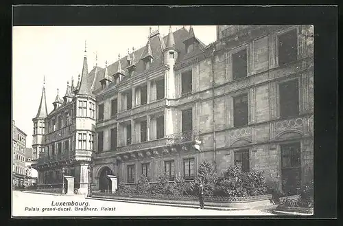 AK Luxembourg, Palais grand-ducal, Grossherzogl. Palast