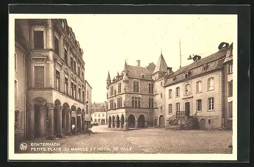 AK Echternach, Petite Place du marché e Hotel de ville