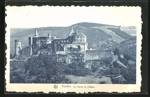 AK Vianden, Les Ruines du Chateau