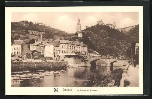 AK Vianden, Les Ruines du Chateau