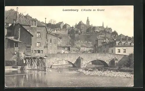 AK Luxembourg, L`Alzette au Grund