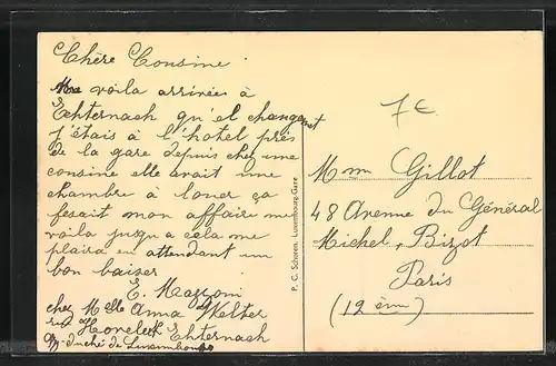 AK Echternach /Luxembourg, Petite Suisse Luxembourgeoise, L`église paroissiale, La Basilique, Le Parc