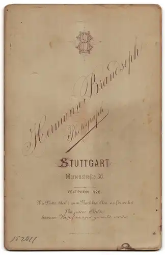 Fotografie Hermann Brandseph, Stuttgart, Marienstrasse 36, Portrait junges Paar in modischer Kleidung