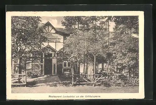 AK Gemünd, Restaurant Lorbachtal an der Urfttalsperre