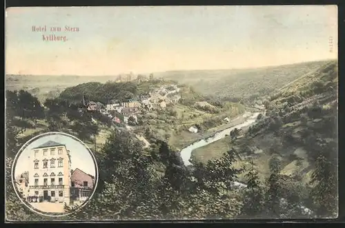 AK Kyllburg, Hotel zum Stern, Panorama