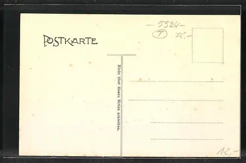 AK Kyllburg, Hotel Eifeler-Hof, Vorder- und Rückansicht