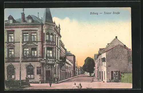 AK Bitburg, Gasthaus Bavaria, Trierer Strasse
