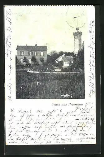 AK Heilbronn, Wartberg mit Aussichtsturm