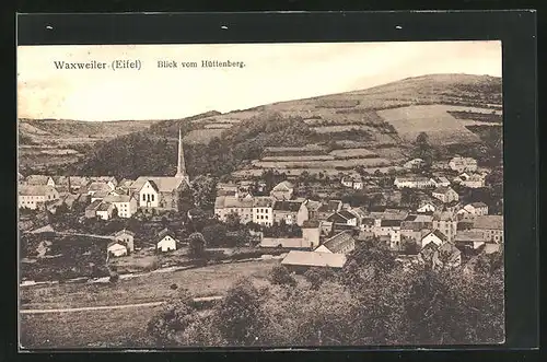 AK Waxweiler /Eifel, Blick vom Hüttenberg