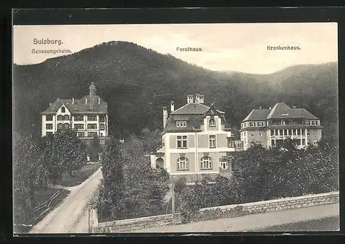 AK Sulzburg, Genesungsheim, Forsthaus und Krankenhaus