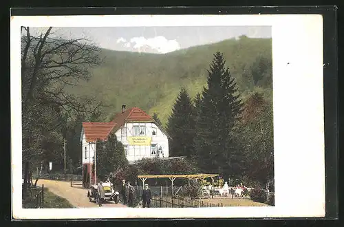 AK Gemünd /Eifel, Restaurant Wald-Hotel an Autostrasse