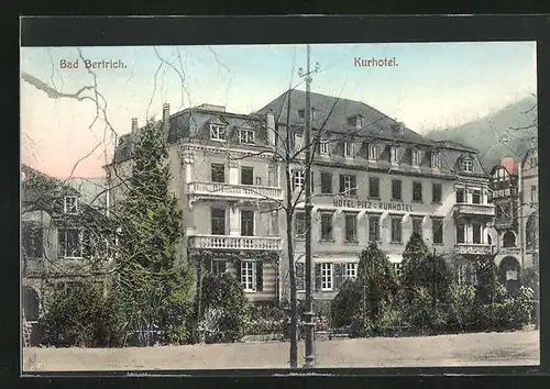 AK Bad Bertrich, Kurhotel Pitz zur kälteren Jahreszeit