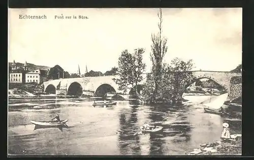 AK Echternach, Pont sur la Sûre