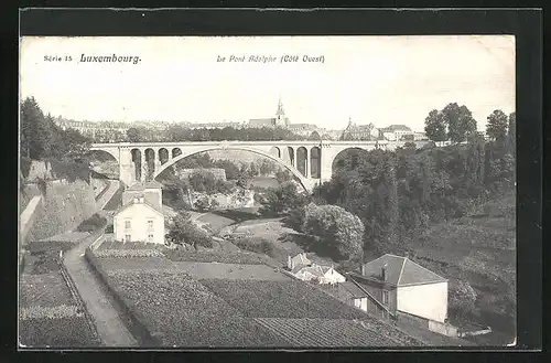 AK Luxembourg, Le Pont Adolphe, Côté Ouest