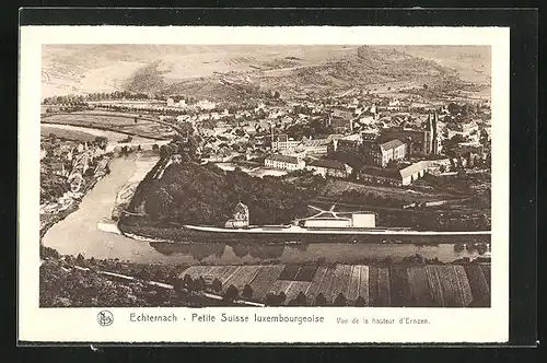 AK Echternach, Petite Suisse luxembourgeoise, Vue de la hauteur d`Ernzen