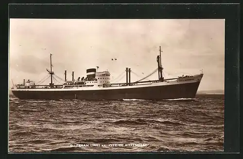 AK Handelsschiff SS City of Birkenhead, Ellerman Lines