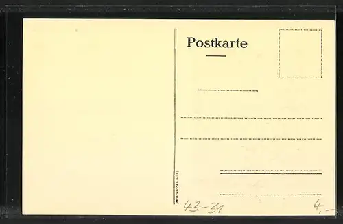 AK Öff. Kunstsammlung Basel, Hans Holbein Totentanz, Der Bapst